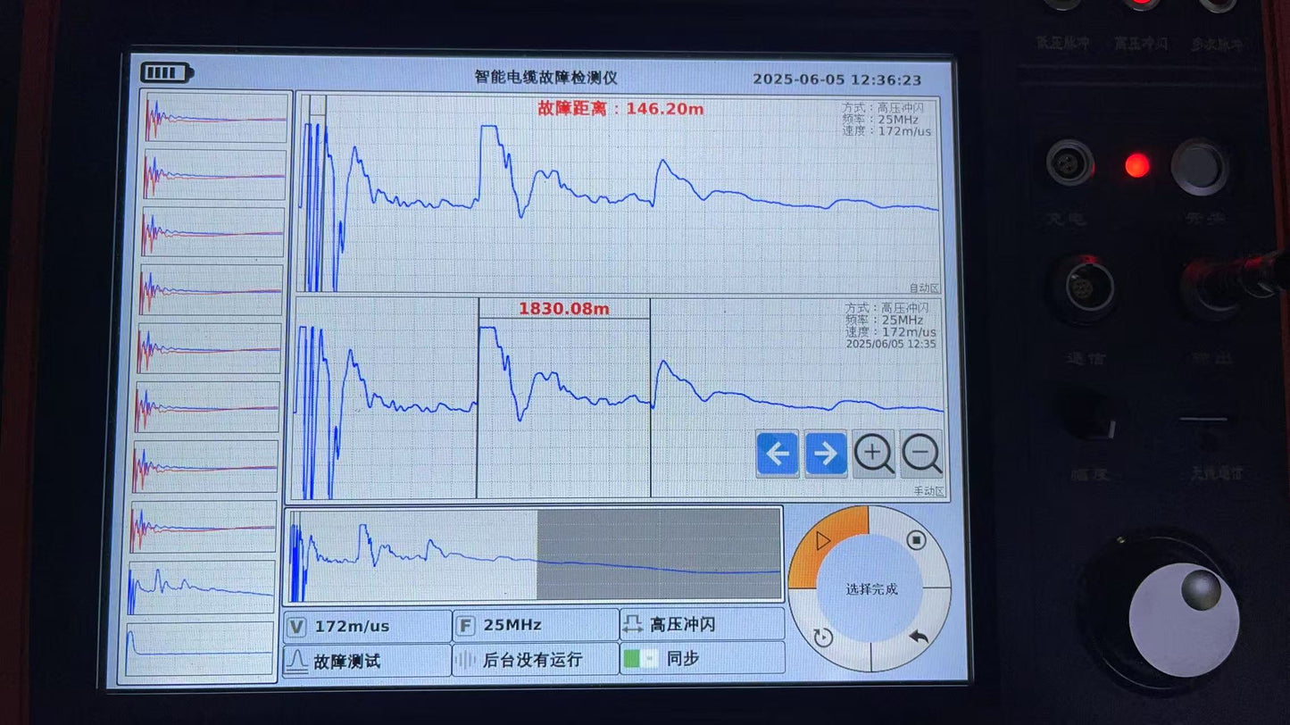 A10 Cable Fault Flash Tester - High Precision TDR
